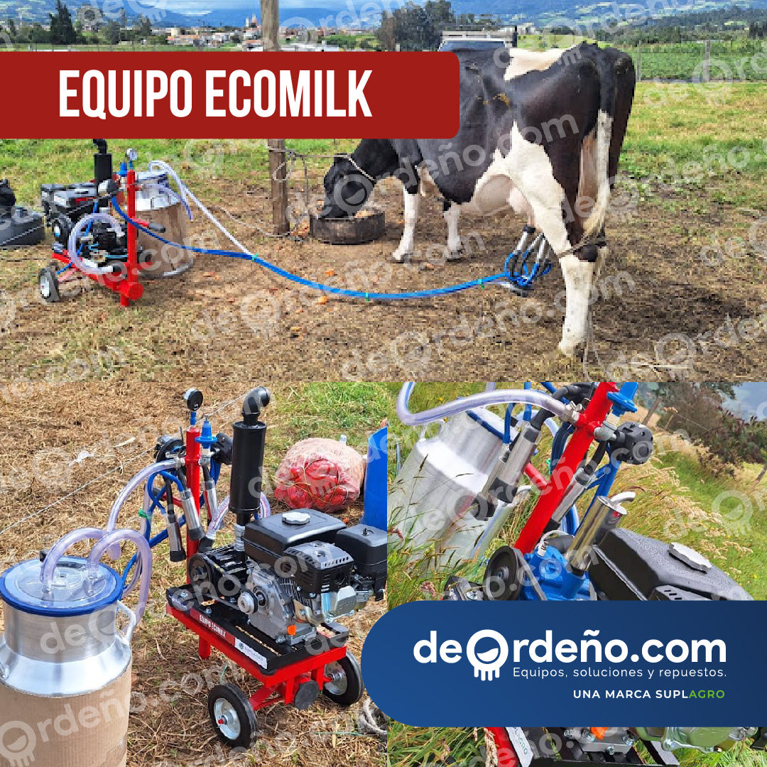 Equipo de Ordeño EcoMilk 🐄 1 puesto - Eléctrico o Gasolina  + OBSEQUIO + PAGUE AL RECIBIR 🚚