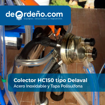 Colector de ordeño para vacas adaptable a DeLaval HC 150 + ENVIO GRATIS 🚚