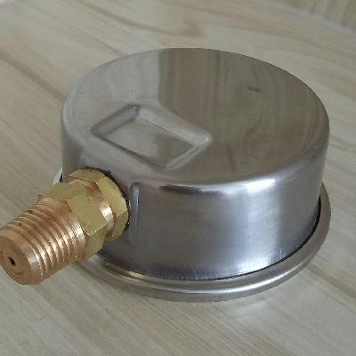 Vacuómetro acero inoxidable a prueba de golpes manómetro de vacío lleno de aceite + ENVIO GRATIS 🚚